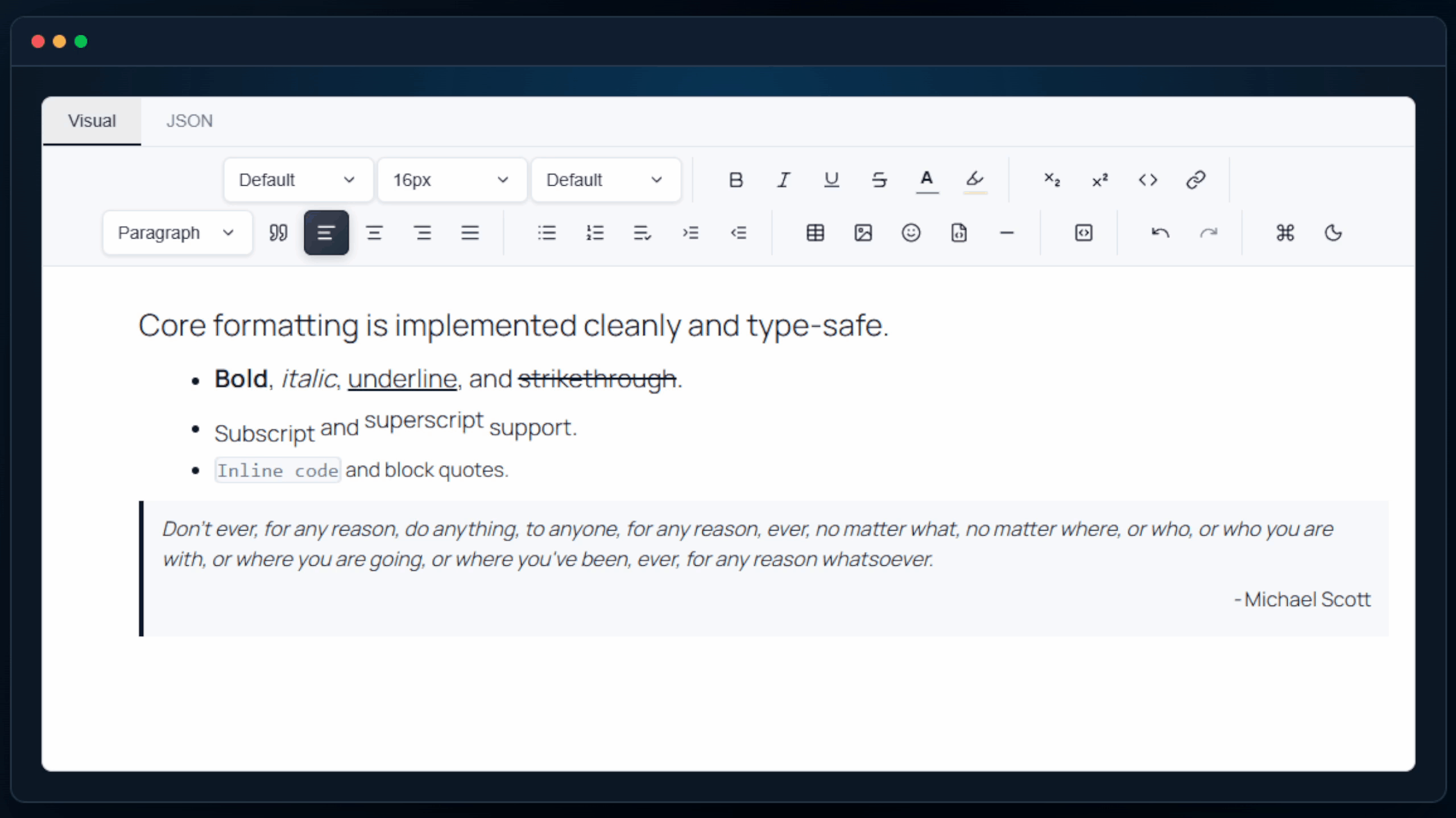 Text formatting essentials preview
